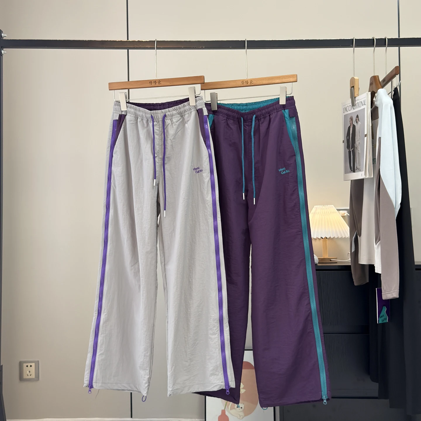 Outdoor Mountain Series Waterproof Breathable Casual Pants Side Zipper Dstring Waist Paratrooper Sle Autumn Collection