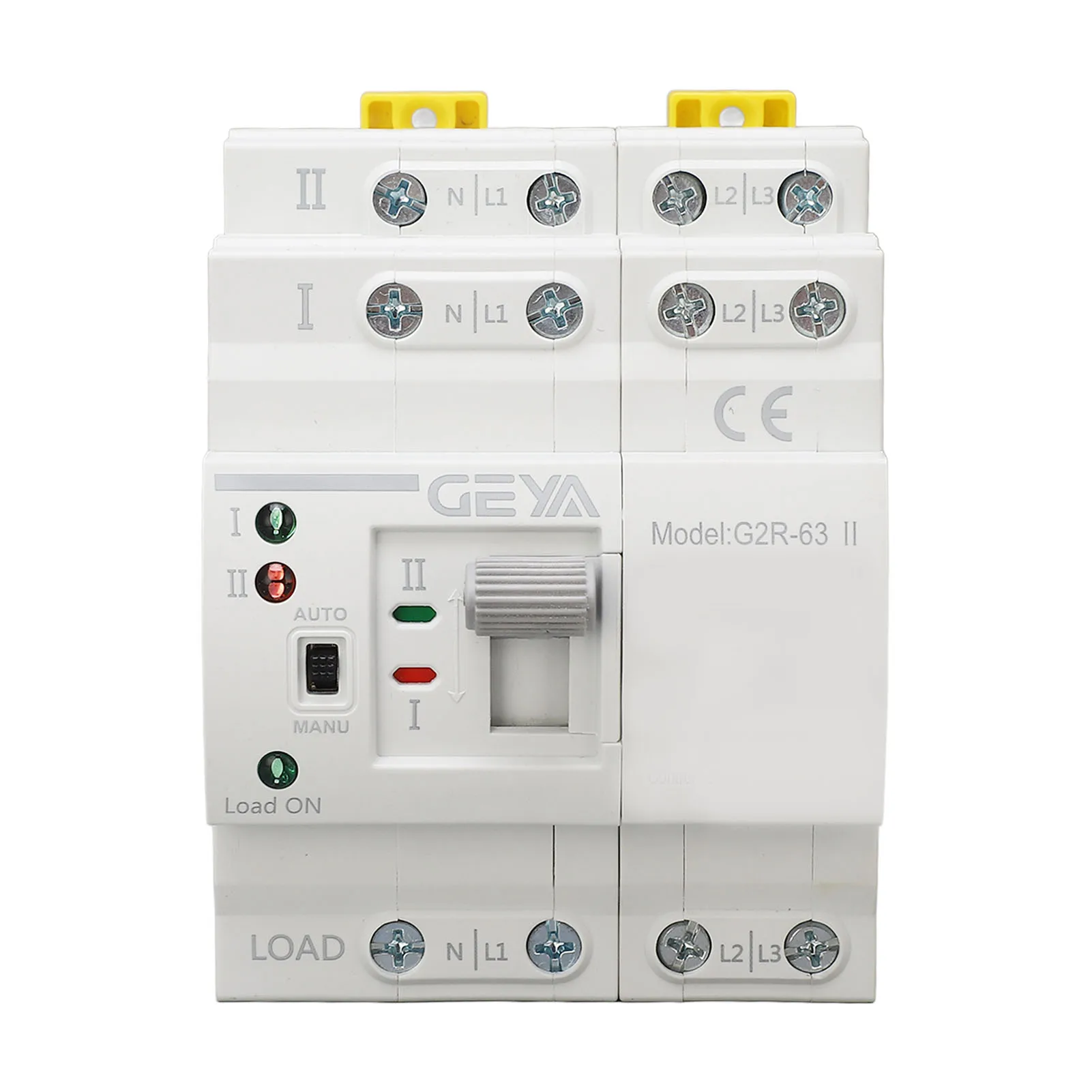 

63A Transfer Switch Intelligent Humidity Control Dual Power Automatic Quick Response Portable PC ATS Transfer Changeover Switch