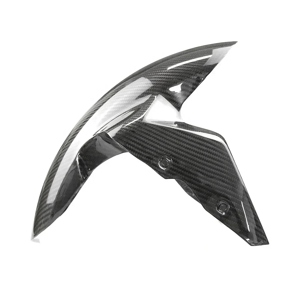 3K 3*3 Carbon Fiber Front Fe nder Splash Mud Dust Guard Mudguard For S1000RR S 1000 RR 2009-2014 2015 2016 2017 2018
