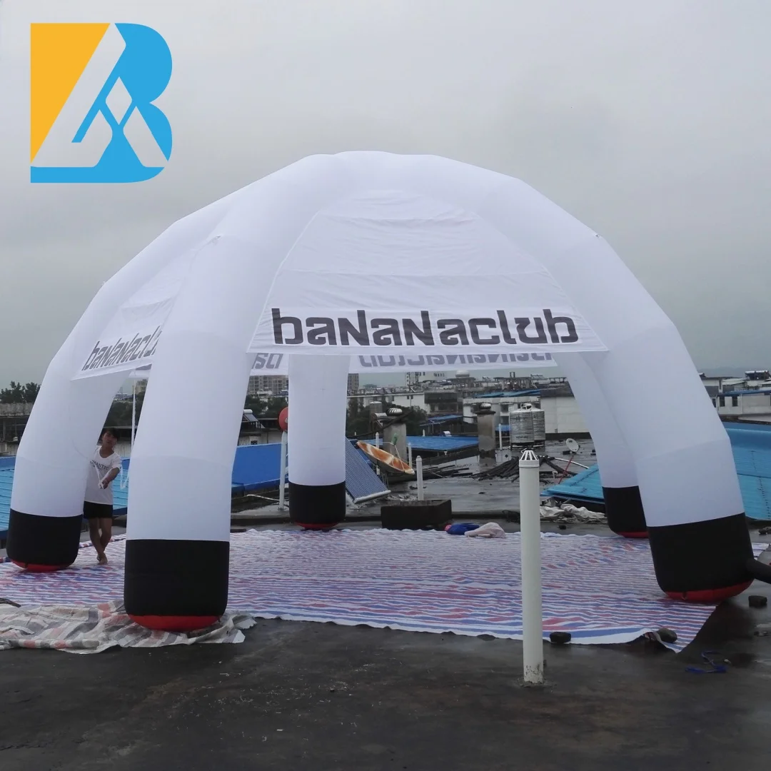 Op maat gemaakte opblaasbare displaytent Opblaasbaar evenementenpaviljoen voor reclameactiespeelgoed