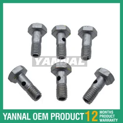 3905307 Fuel Return Line Banjo Bolt Screw Set For 89-98 For Cummins Dodge 6BT 5.9