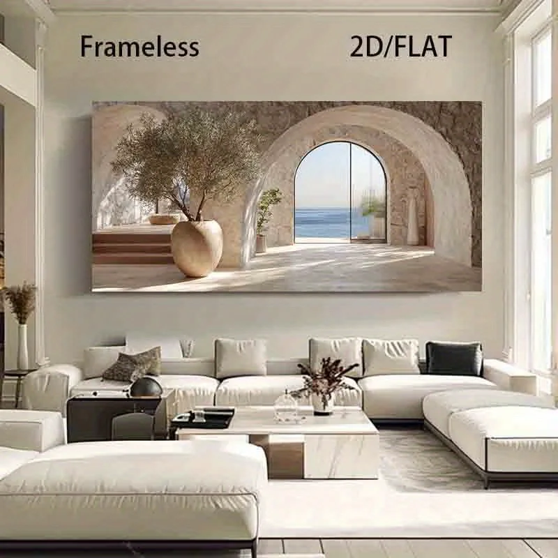 Oversized Modern Minimalist Canvas Poster,Frameless Large-scale 