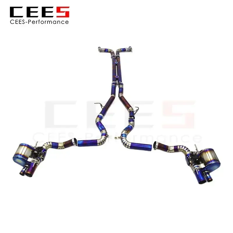 CEES Catback Exhaust for Maserati Levante 3.0T 2017-2023 Exhaust Pipe Muffler Performance Titanium Alloy Valve Exhaust System