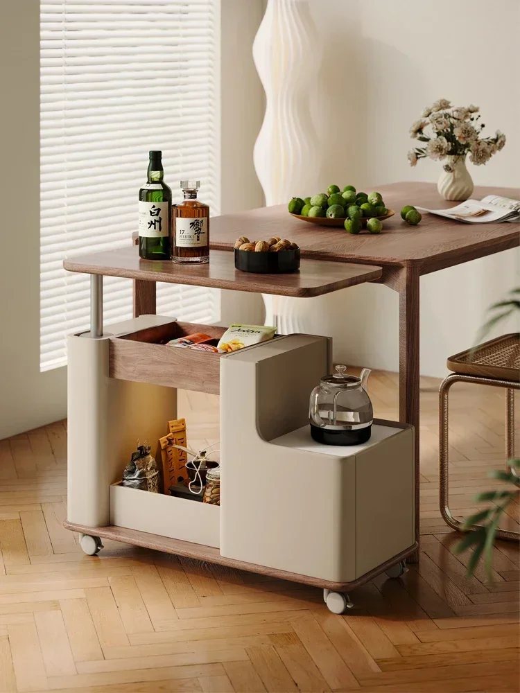 Adjustable Height Living Room Sofa Corner Table Space-Saving Compact Mobile Side Table Factory Direct Sales Coffee Table