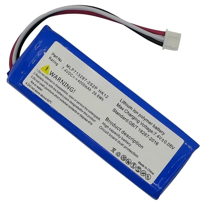 

Bluetooth speaker battery high power 7.4v 4000 mAh lithium battery MLP713287-2S2P Hk12 CP-HK12