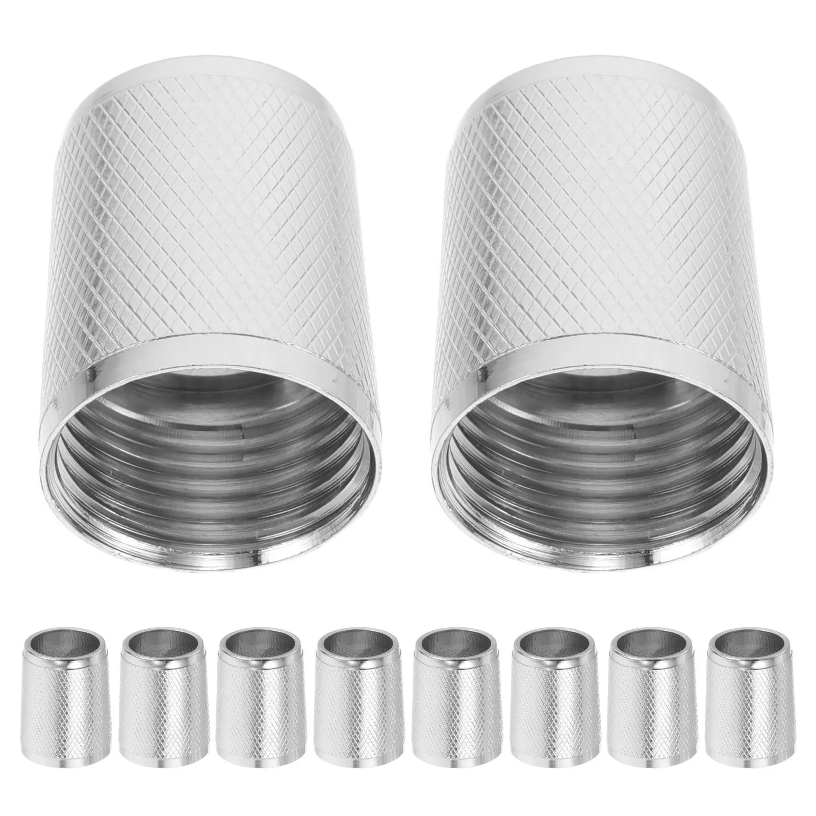 

10Pcs Shower Hose Nut for Bathroom Universal Adapter Leakproof Connector Replacement Parts High Temperature Resistant Shower