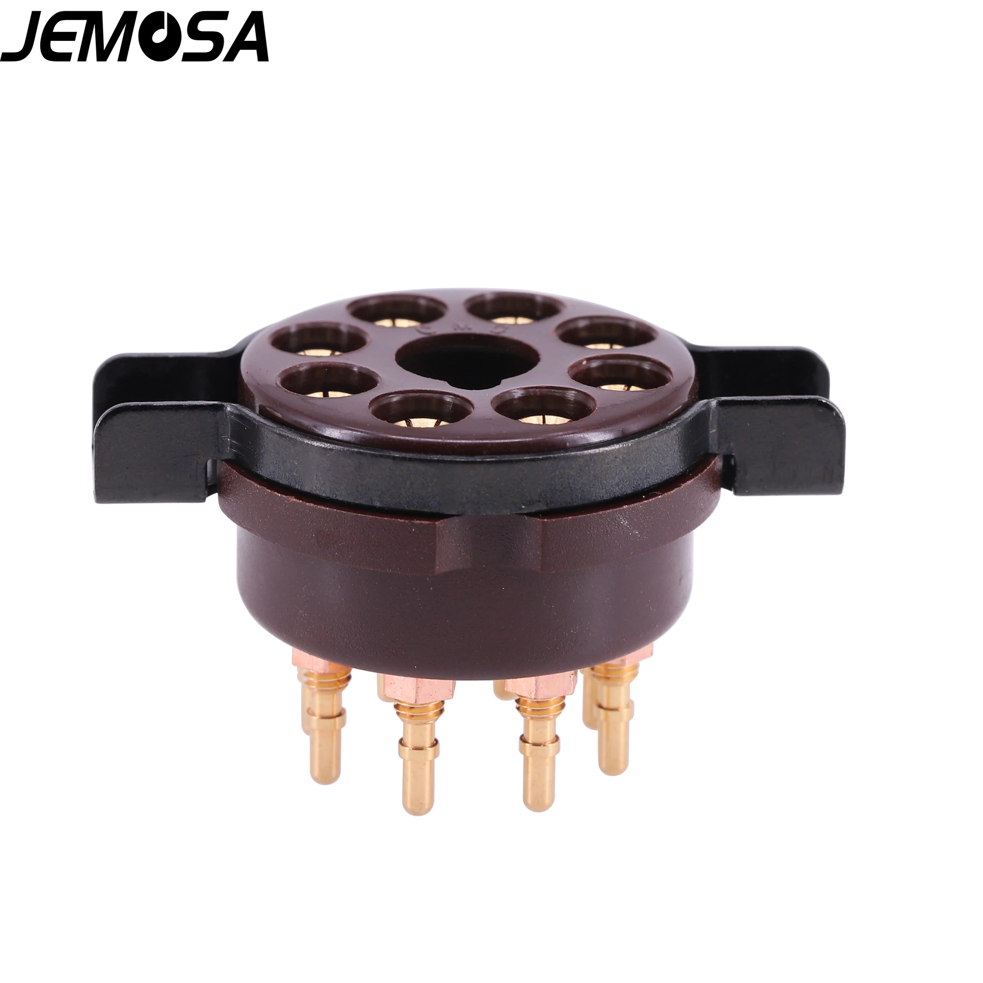 CMC-enchufe de tubo de 8 pines, baquelita marrón para 6SN7, KT88, EL34, 6550, 6L6, 6CA7, 6SL7, KT66, amplificador de Audio de tubo Vintage, HIFI