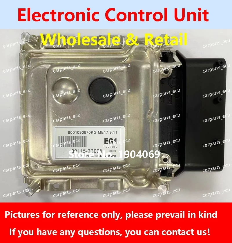 

39115-2B005 для Hyundai Elantra Rena, компьютерная плата двигателя автомобиля 39133-2B442 L33 ECU 39130-2B270 405 ME17.9.11