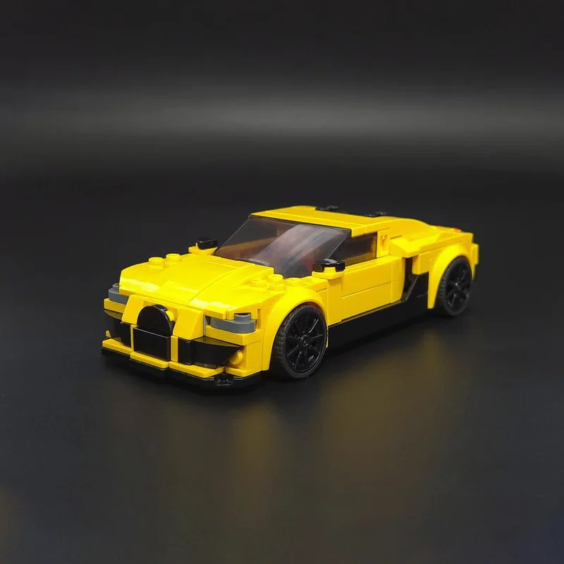 239 قطعة سرعة Hypercar 76901 Veyron MOC تخصيص وحدات بنة تصميم الاطفال شعبية بسيطة الطوب لتقوم بها بنفسك عطلة لعبة الهدايا #4