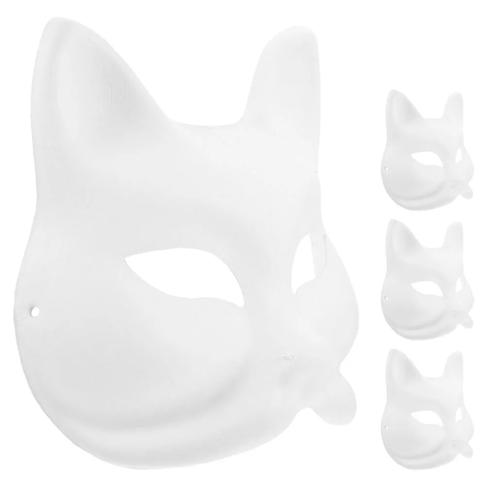 4 шт. пустая маска Diy Маски для макияжа для поделок для украшения бумаги Маскарад Мисс
