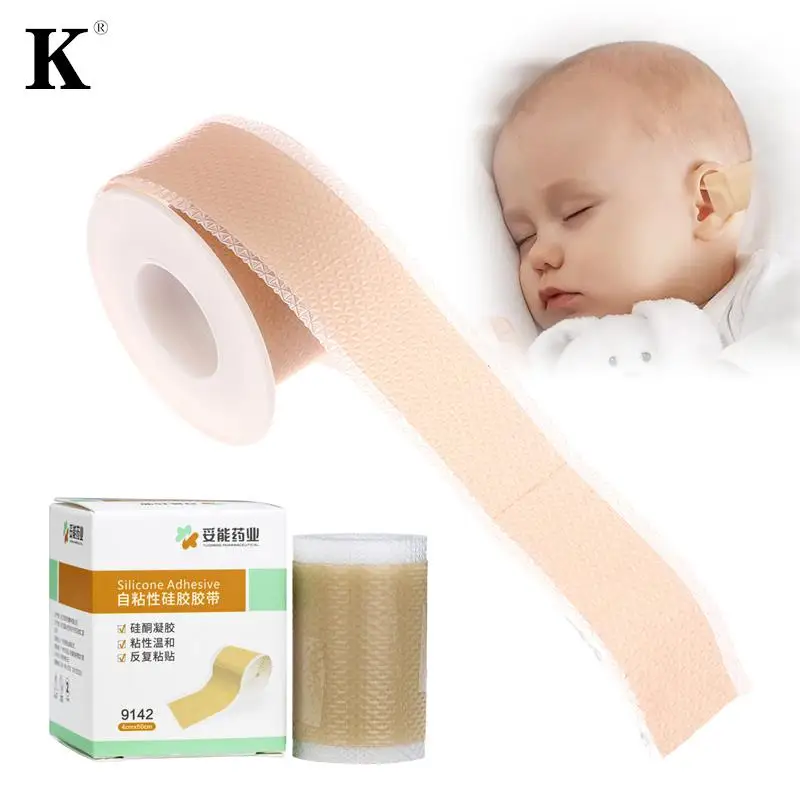 1Roll Baby Ear Corrector Infant Protruding Ears Correction 4x 50cm Silicone Kids Ear Aesthetic Correctors Patch Sticker Ear Care