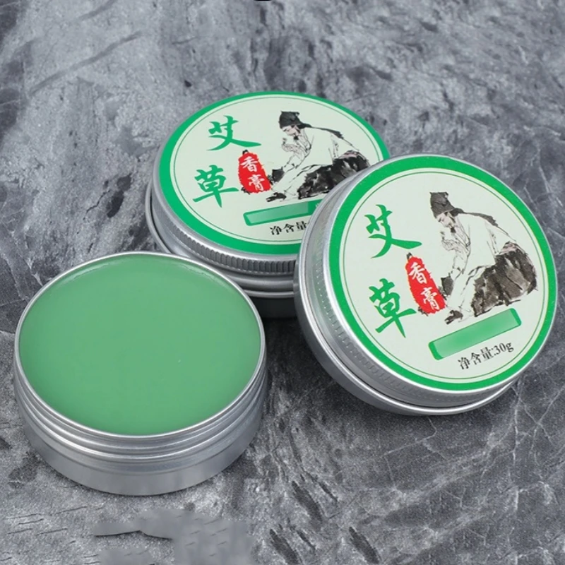 3 Boxes Mugwort Ointment Moxa Plaster Moxibustion Anti-scald Protection Accessory Cream Repel Mosquitoes and Relieve Itching