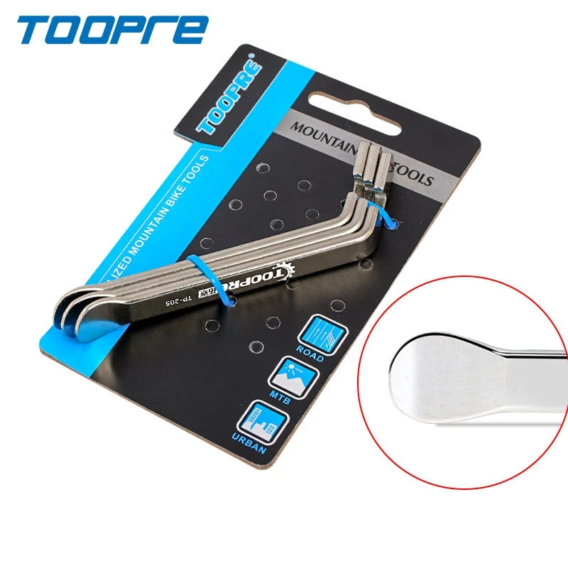 Toopre Bicycle Tire Repair Crowbar Cycle Tyre Bike Mate Rim Lever Bead Tool Changer Removal Spoon Mounting Wheels Steel