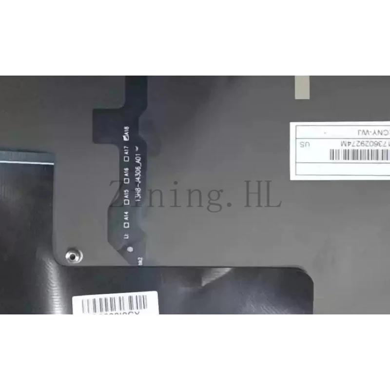 For MP-13H83U4J430B 13H83USJ430B P/N:6-80-P6501 P6500 Backlit Keyboard US