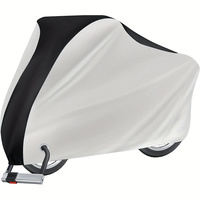 Waterproof Bike Cover with Lock Hole - Durable Bicycle Protector against Rain Sun And Dust - Universal Fit for Most Bikes