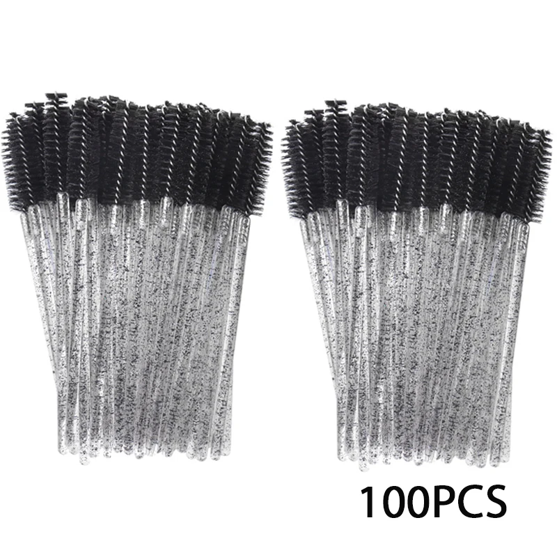 

100Pcs Eyelash Extension Disposable Eyebrow brush Mascara Wand Applicator Spoolers Eye Lashes Cosmetic Brushes Set makeup tools