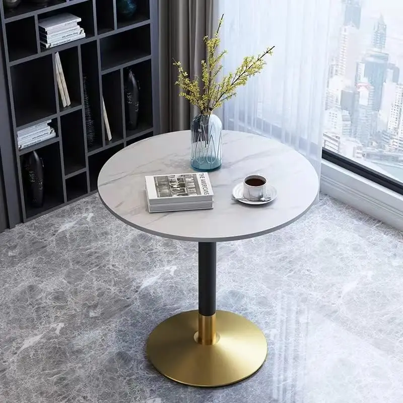 Round Coffee Table Gold Coffee Table Wooden Coffee Table Side Table Round Small Wood End Table With Modern Style Wooden