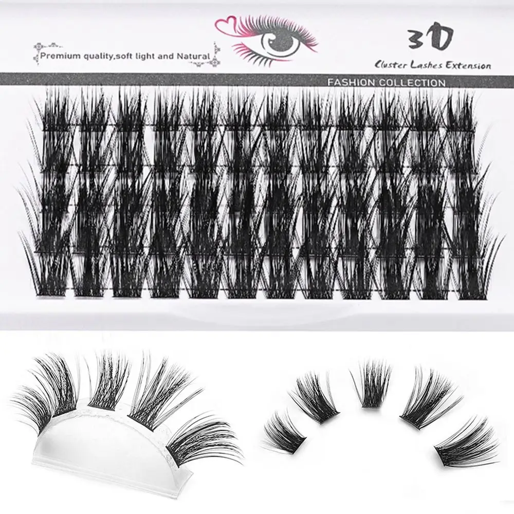 60Cluster Cluster Lashes estensione ciglia fai da te C/D/DD Curl Lash Clusters Mix lunghezza Faxu visone capelli ciglia individuali donne