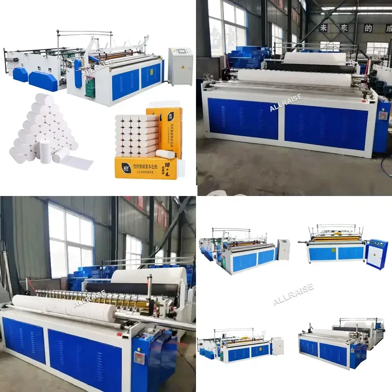 2026 CE Automatic Toilet Paper Machinery Toilet Tissue Roll Manufacturing Cutting Rewinding Production Line Toilet Paper