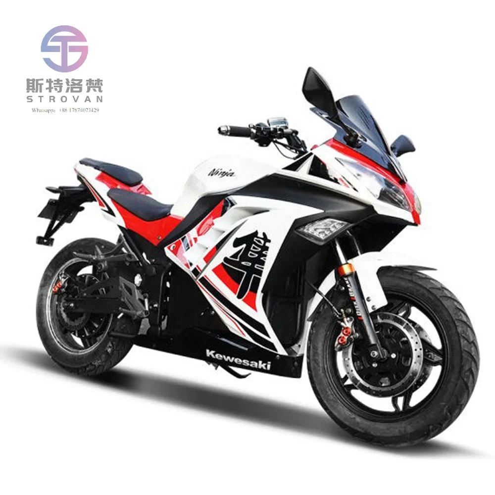 Rz Ningja 8000W Electric Super Speed Racing Motorcycle for Adults 60v Brushless Motor R3 Certification Available in USA Canada