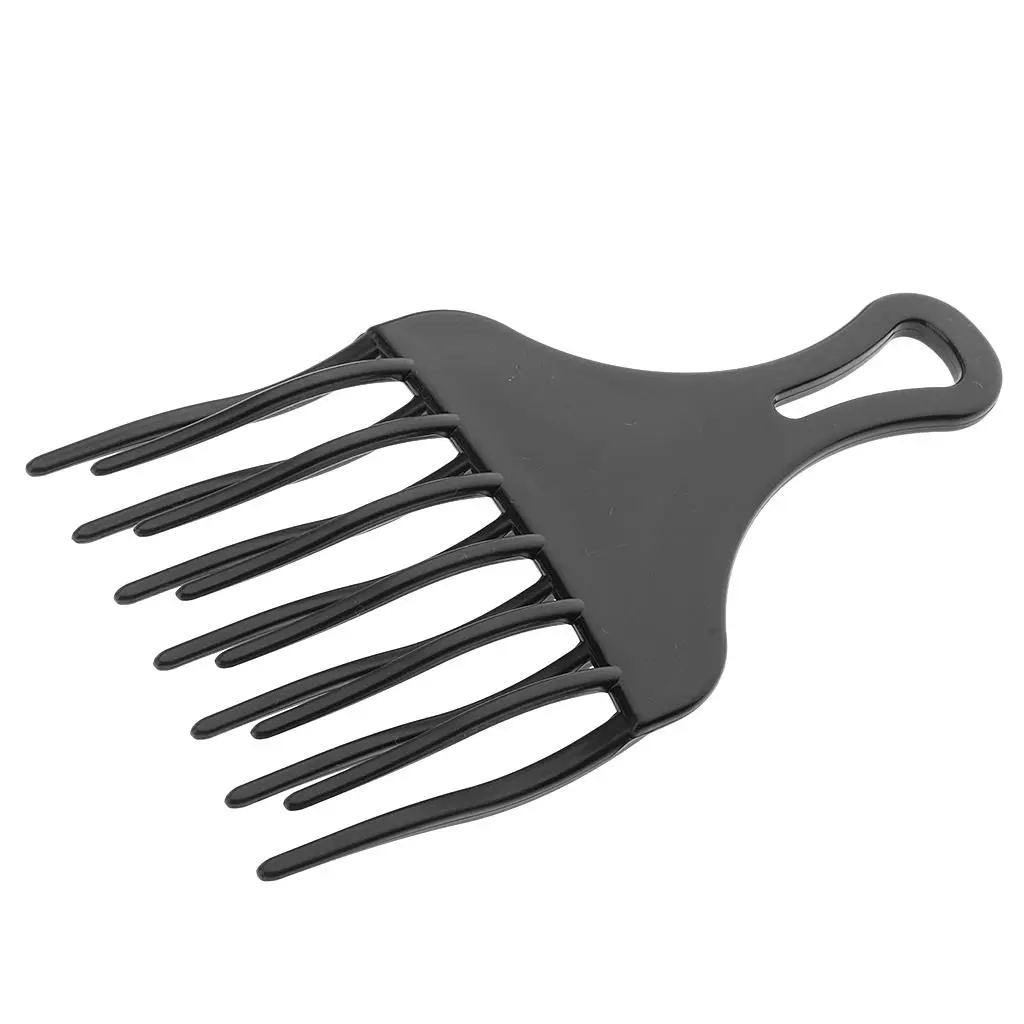 High Quality Afro Pick Styling Handmade Plastic Comb Hairbrush