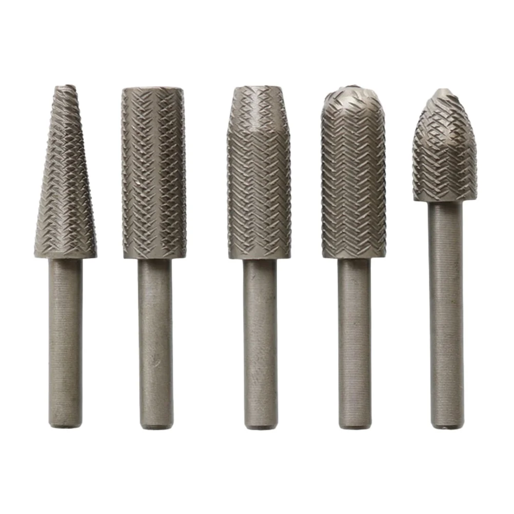 

Rotary File Set Electric Steel Burr for Drill Bit Grinding Woodworking Tools Stainless Steel Iron Welding Spot Polish