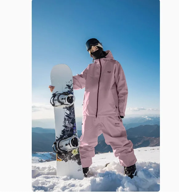 John Snow 2025 Neuer Unisex Ski-Anzug für Einzel- und Doppelbretter, Locker Geschnittener Wasserdichter Wärmehaltender Skianzug mit Skihose und Skijacke – Detail 25