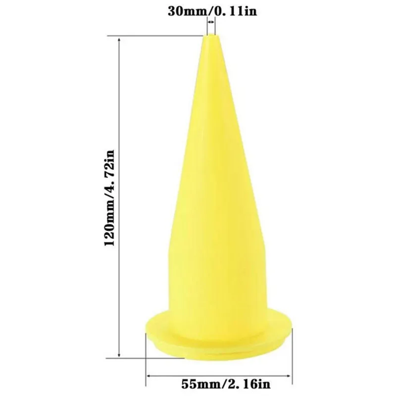 AAAN-50-Piece Caulking Nozzle Set For Home Renovation - Durable Material For Seamless Finishing