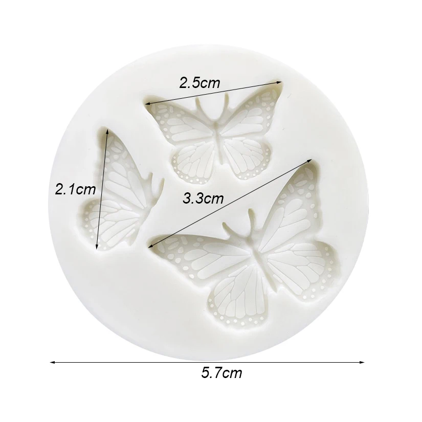 Schmetterling Silikon Kuchen Backform Sugarcraft Schokolade Cupcake Harz Werkzeuge Fondant Dekorieren Werkzeuge – Detail 13