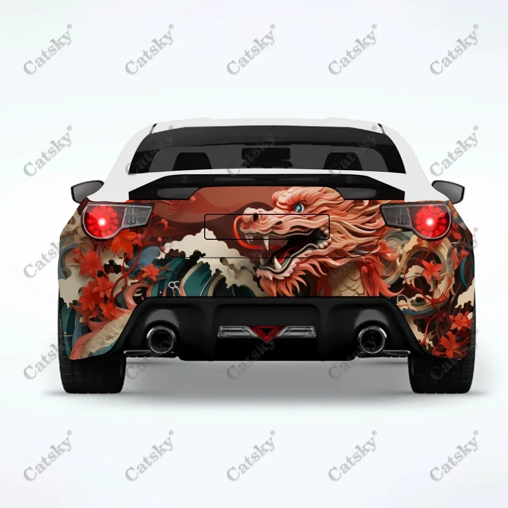 dragon Car sticker rear auto package graphic appearance pain car custom decorative pattern accessories decal sticker