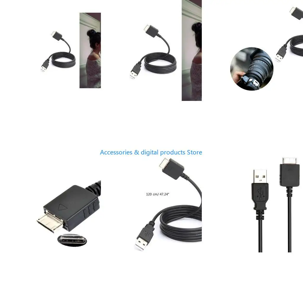 77JD USB Cable for  NW NWZ NW20MU Fast and Reliable Data Transfer