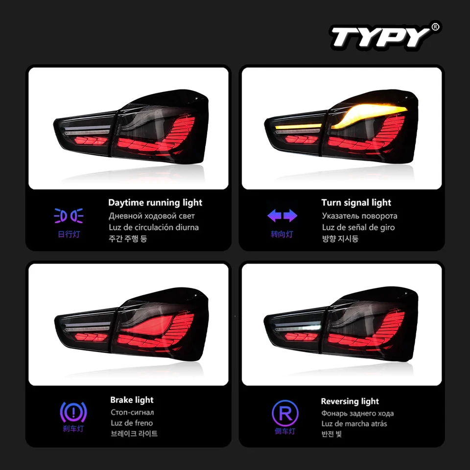 Car For BMW 1 Series F20 F21 Taillight 2015-2018 Upgrade Modified