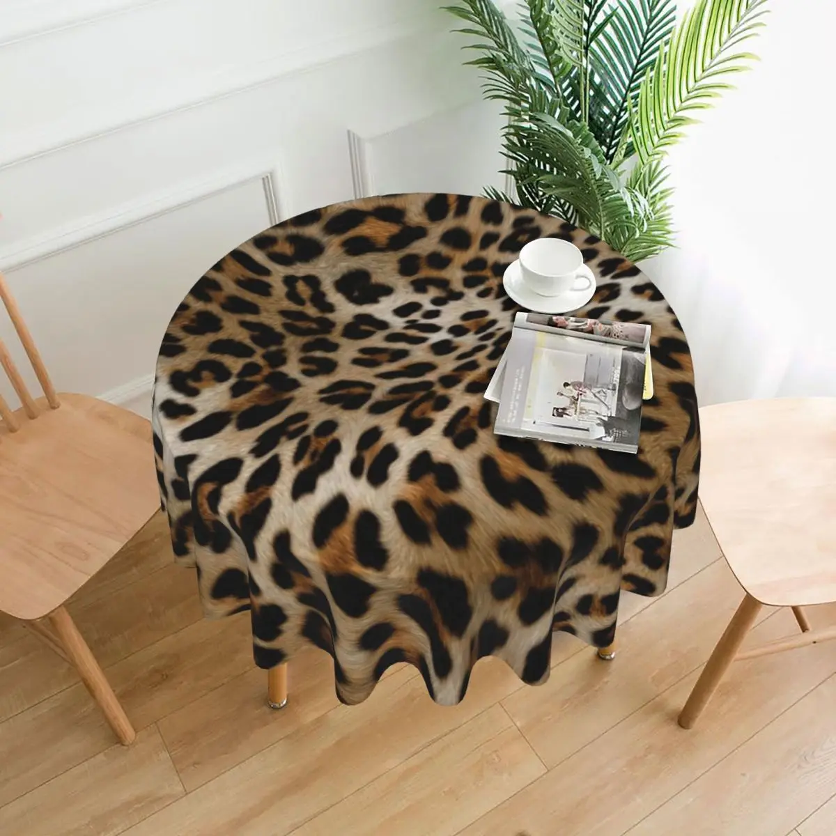 Leopard Pattern Tablecloth Fashion Animal Wholesale Kawaii Table Cover Banquet Print Protection Polyester Table Cloth