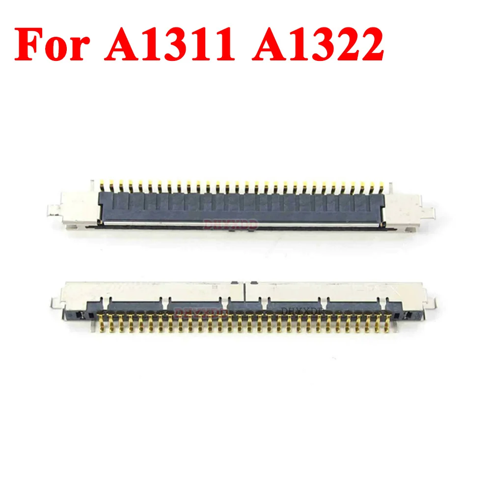 

10pcs New For iMac 21.5" 27" A1311 A1312 I-PEX LCD LED LVDS Cable Connector 30 pins Silver 2009 2010 Year