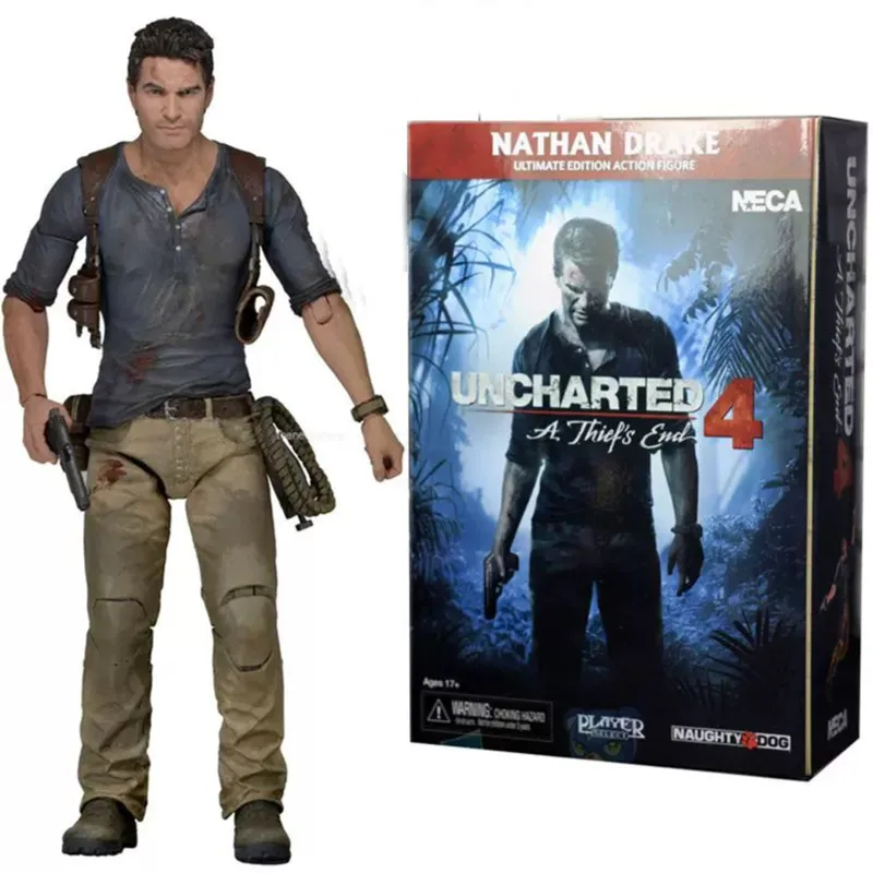 Uncharted 4 A thief's end NATHAN DRAKE Ultimate Edition PVC Action Figure NECA Figures Collectible Model Toy 7