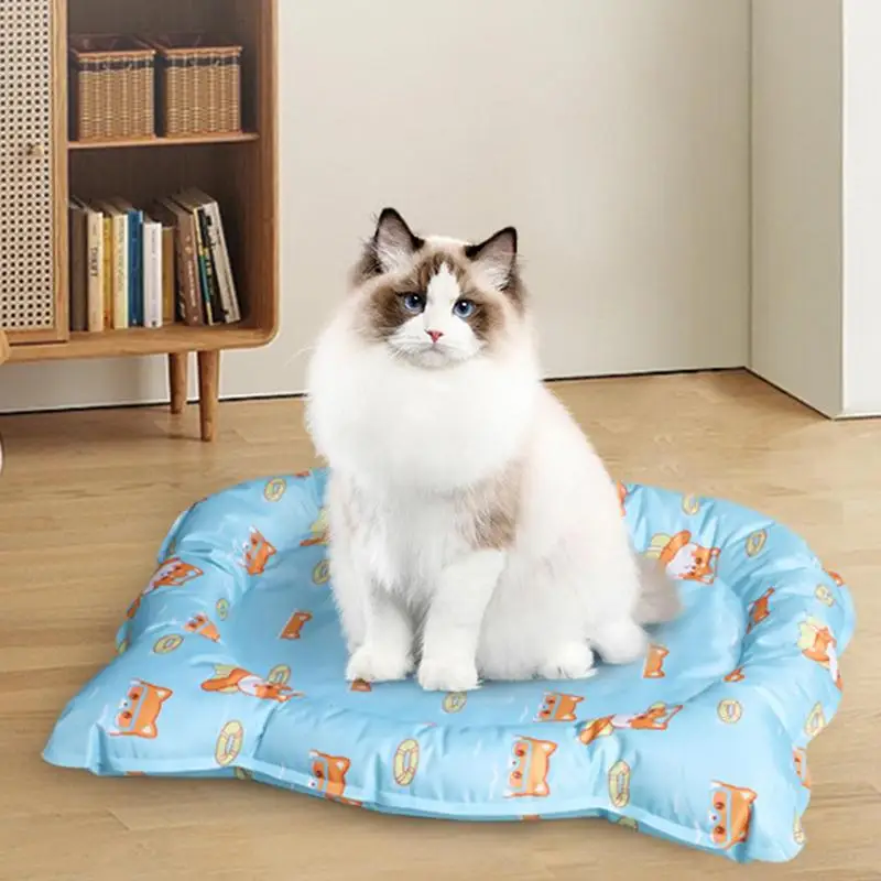 

Cooling Pad For Dog Soft Ice Pad Cushion Bite-Resistant Pet Supplies Long-Lasting Dog Mat Dog Cooling Pad For Dog Cat Indoors