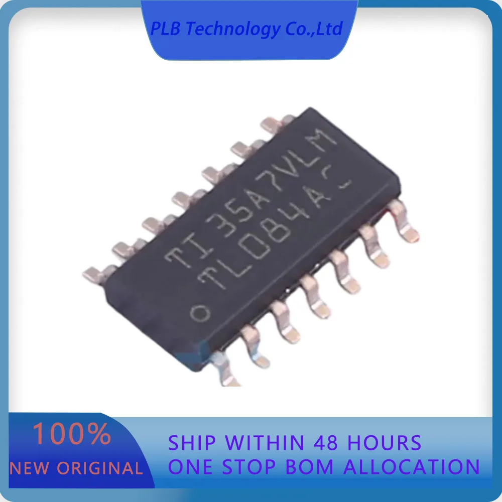 10PCS/LOT TL084ACDR TL084  1mV 300pA 5.25MHz 20V/us 4 SOIC-14 FET Input Amplifiers Original Stock