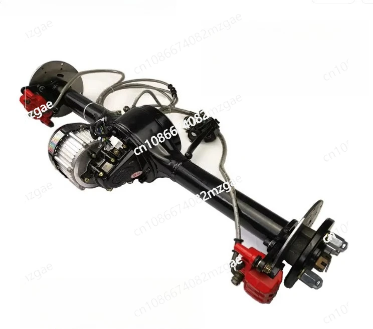 Integrated Motor Rear Axle Assembly for Electric Vehicles - Complete Unit with High-Power 1000W Motor