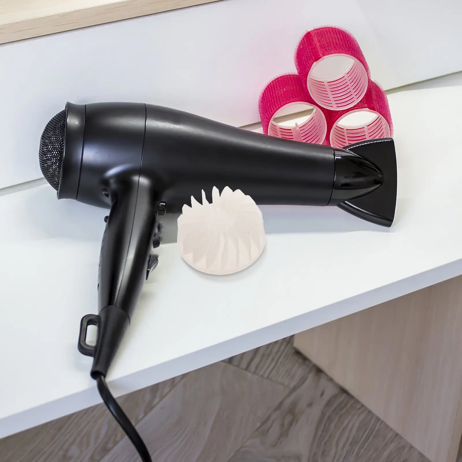 

20Pcs Hair Dryer Fan Blades High Efficiency Mini Plastic Replacement Leaves Fast Drying Repair Parts Salon Blowdryer Maintenance