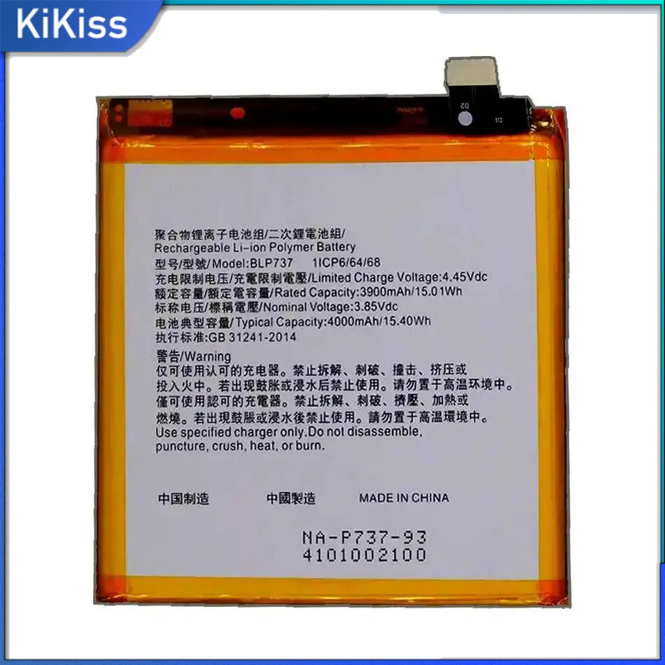

Mobile Phone Battery Stable BLP737 For Oppo Reno 2F 2Z 4000Mah Premium Replacement