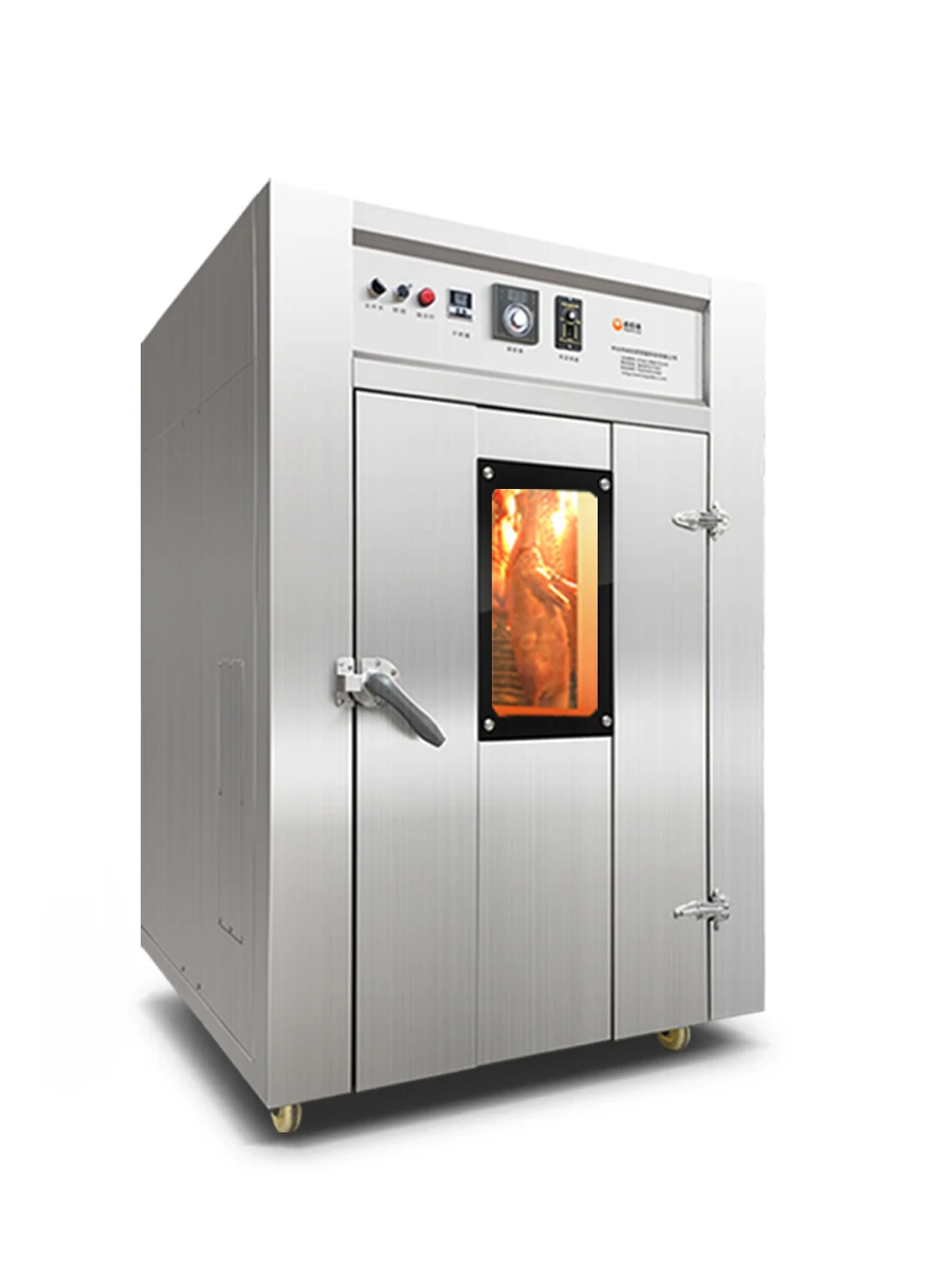 Commercial Gas Transport Pig Roaster Automatic Rotating Pig and Sheep Oven Intelligent Whole Pig Oven