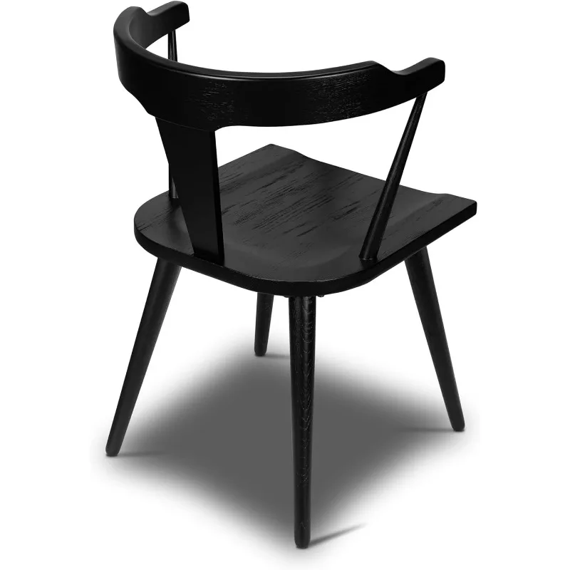 Enzo Esszimmerstühle, 4er-Set, Schwarz