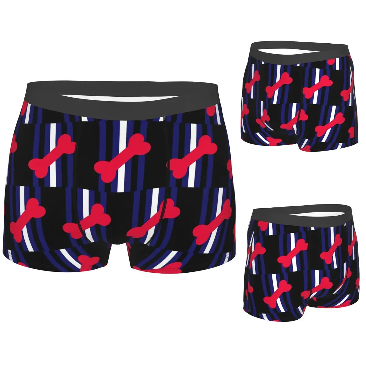 

Boxer Underpants Shorts Leather Puppy Pride Panties Men Ventilate Underwear for Homme Man Boyfriend Gift