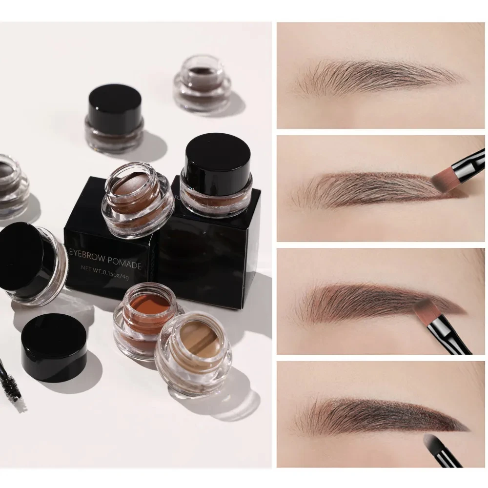 Impermeável Long Lasting Sobrancelha Gel, Cosméticos Enhancers Escova, Sombra Marrom Maquiagem, Private Label, Atacado, Personalizado Seu LOGOTIPO, 10Pcs