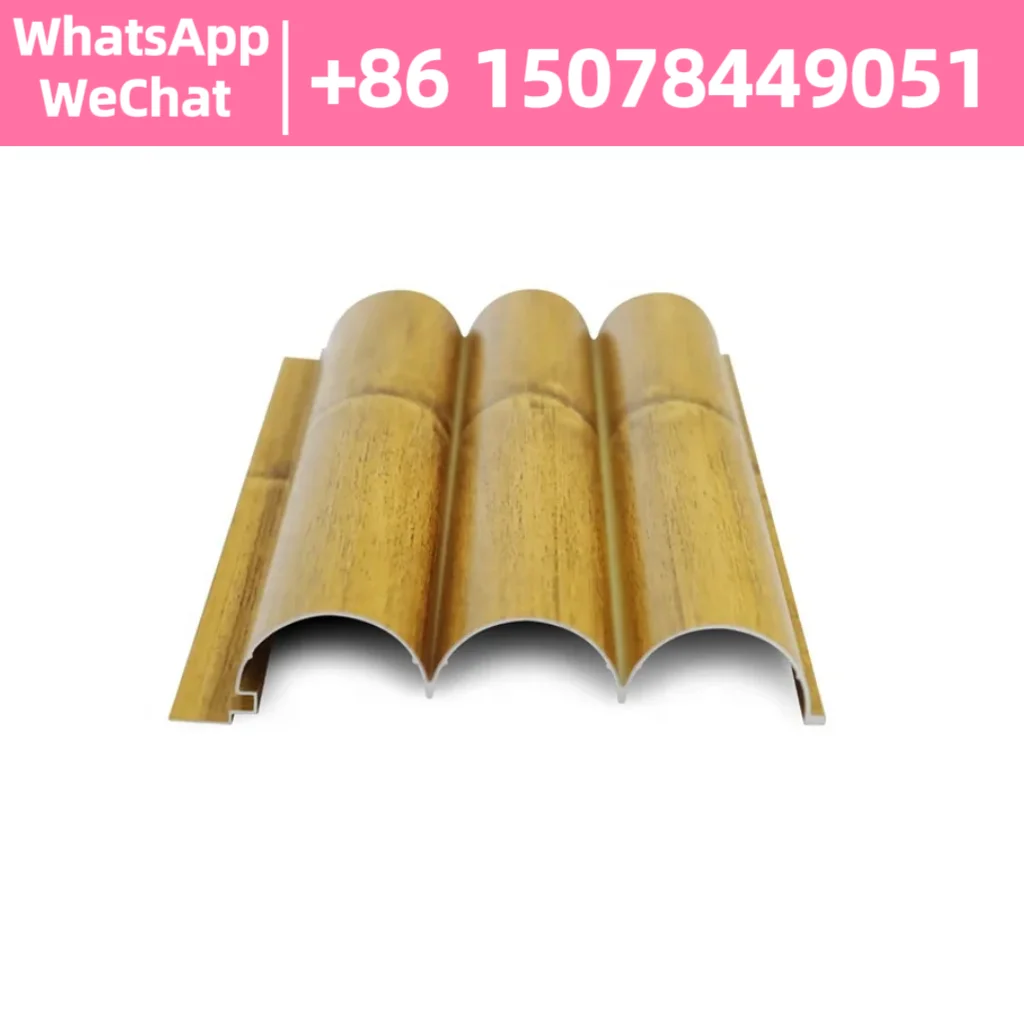 

Custom-sized wall panels-Decorative wall panels with corrugated wall panels inside aluminum profiles
