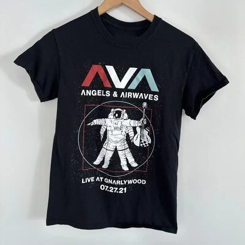Angels And Airwaves 2021 Live In Gnarlywood T Shirt 1Side