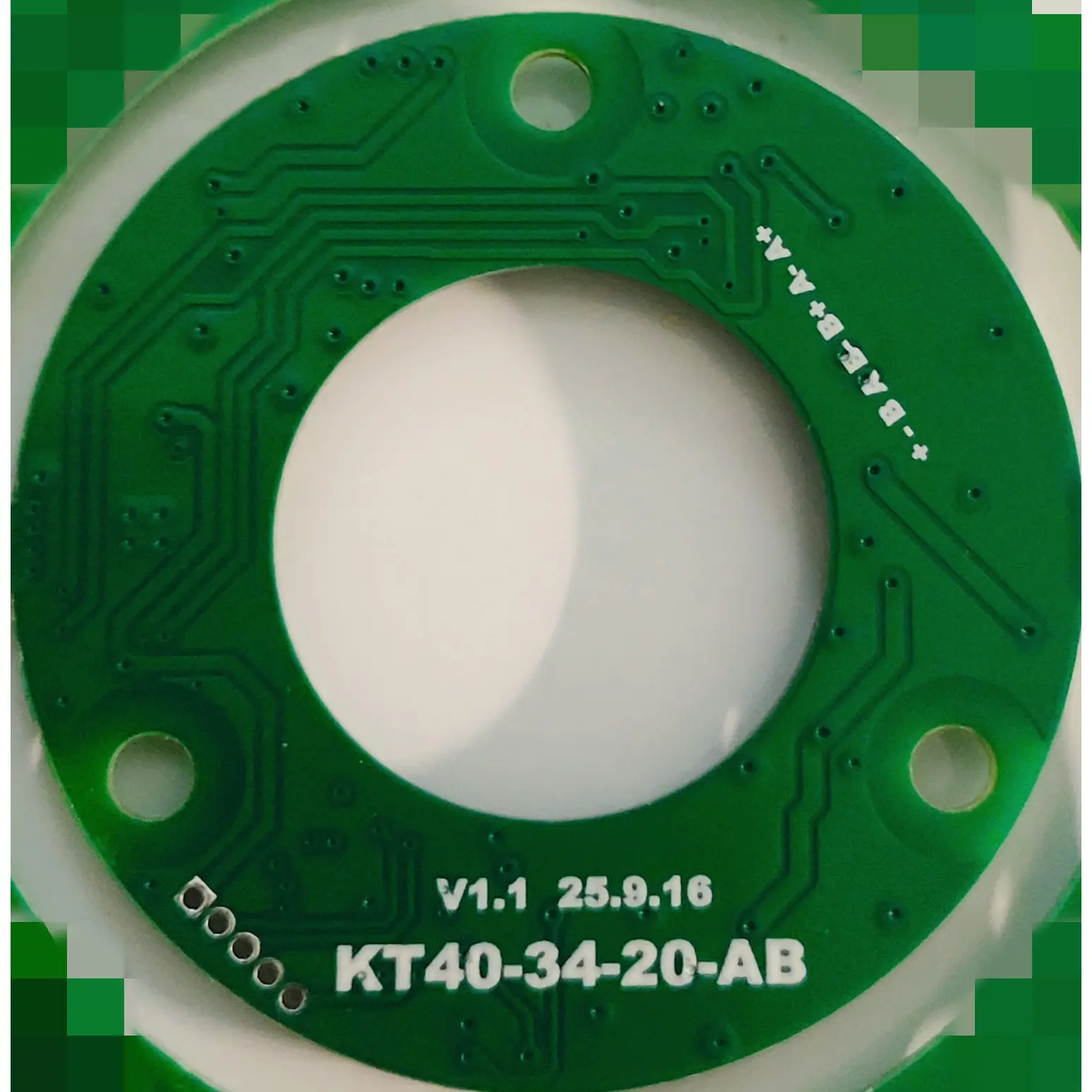 Hollow Absolute Value Single Turn Multi Turn Encoder 16 Bit RS485 Interface ModbusRTU with AB Pulse Output