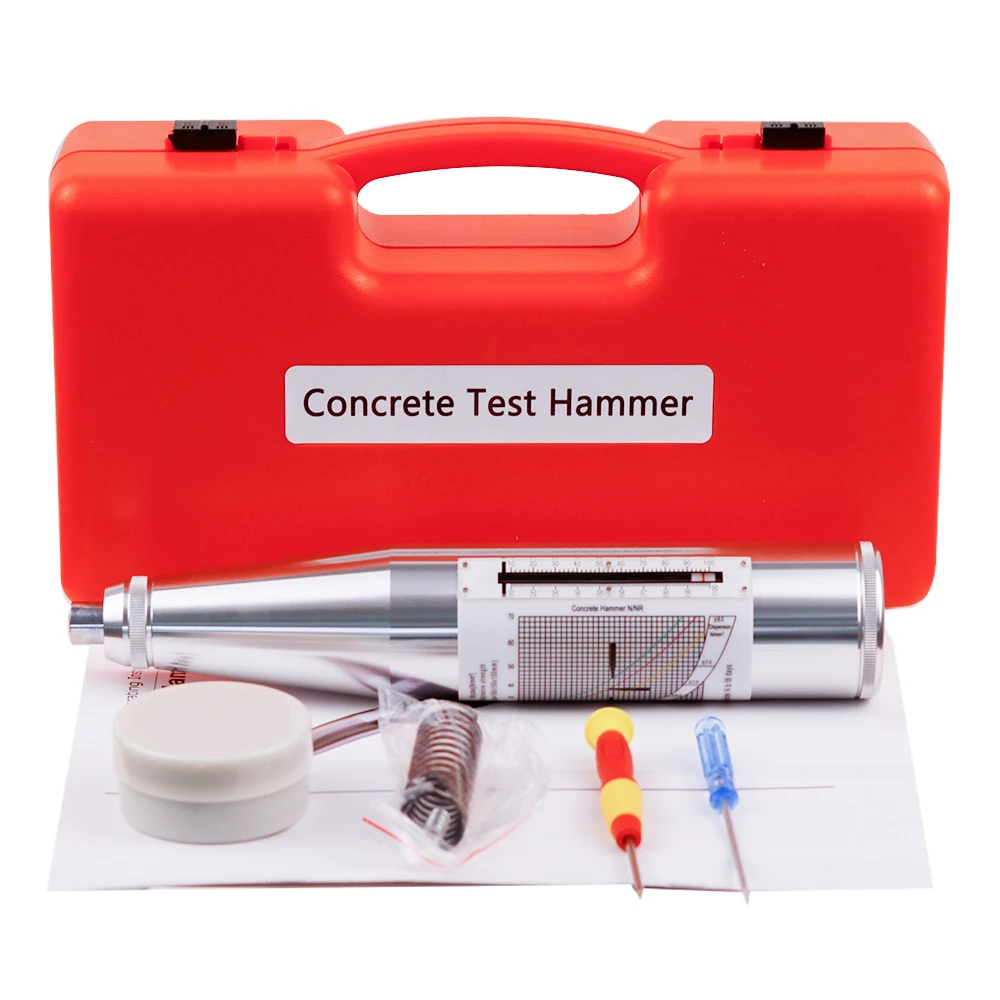 portable concrete rebound hammer tester ndt resiliometro adequado para a forca do componente concreto zc3 a 01