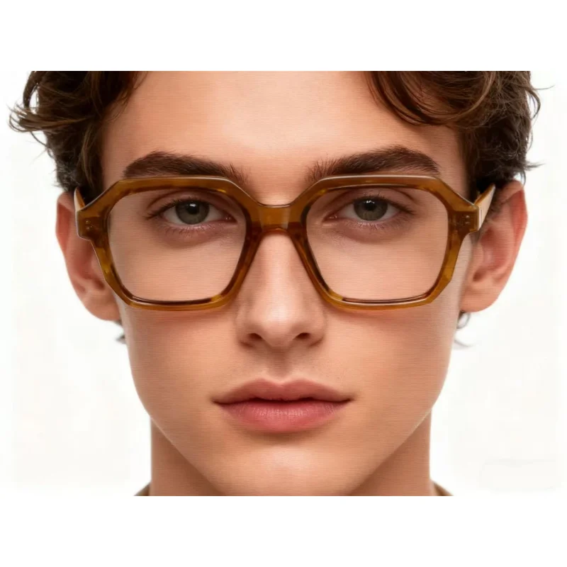 

Трендовые квадратные очки по рецепту из ацетата для женщин, прогрессивные оптические очки, фотохромные/очки для близорукости