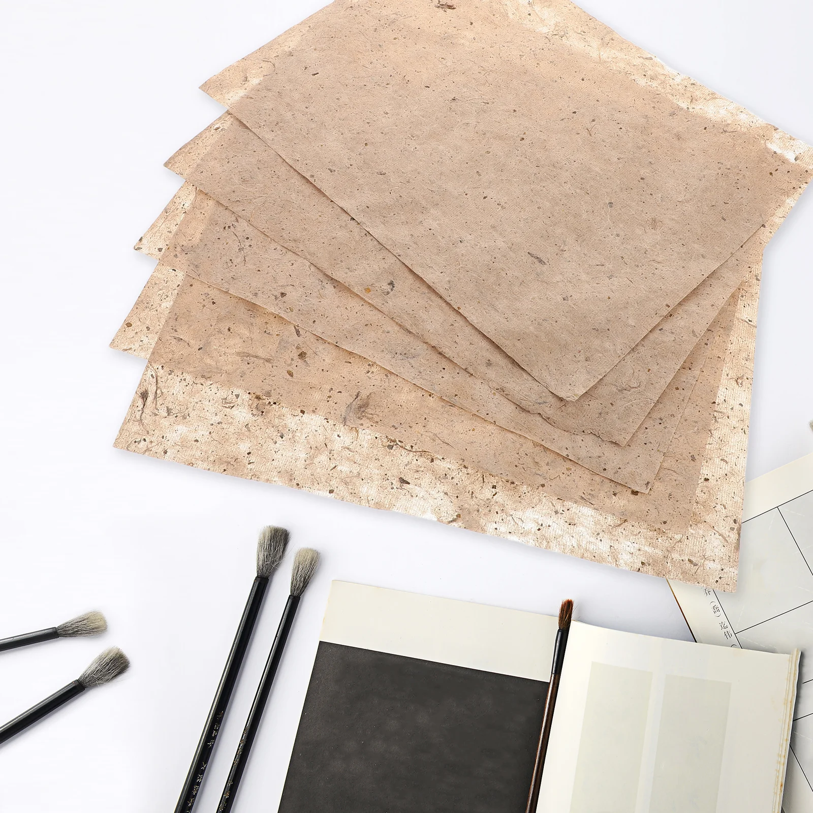 20pcs 37X27Cm Vintage Handmade Textured Rice Paper For Calligraphy Painting Diy Decoupage Craft Scrapbooking Printmaking Washi